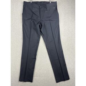 J.Lindeberg Pants Mens 36x32 Blue Tight Fit Microfiber Golf Dress Stretch Tech